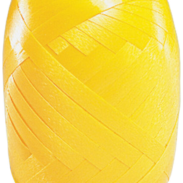 SUSY CARD krullint op eivormige bol, glad, 5 mm x 20 m, geel