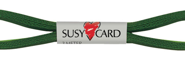 SUSY CARD geschenklint 'Easy', 6 mm x 3 m, donkergroen