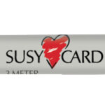 SUSY CARD geschenklint 'Easy', 6 mm x 3 m, geel