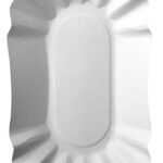 PAPSTAR patatschaaltje ´pure´, maat: 105 x 175 x 30 mm, karton, wit