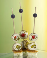 PAPSTAR Fingerfood-spies ´Black Pearl´, lengte: 125 mm, bamboe