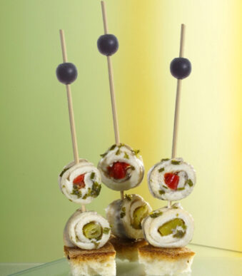 PAPSTAR Fingerfood-spies ´Black Pearl´, lengte: 125 mm, bamboe