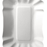 PAPSTAR patatschaaltje ´pure´, maat: 90 x 140 x 30 mm, wit