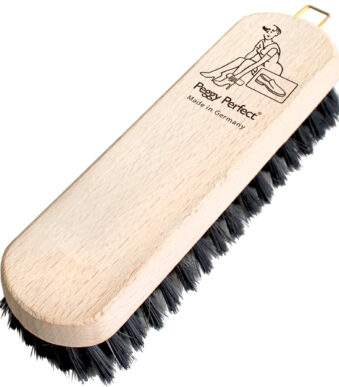Peggy Perfect schoenenborstel 'Eco', hout, donkere borstel