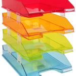 EXACOMPTA brievenbakjesset COMBO MIDI, DIN A4, gekleurd