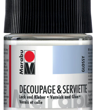Marabu servetten-lak en lijm, glanzend, 50 ml, in glas