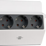 brennenstuhl klembare stopcontactenlijst, 3-voudig, wit