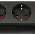 brennenstuhl stekkerdozenlijst Bremounta, 4-voudig, zwart