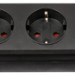 brennenstuhl stekkerdozenlijst Bremounta, 6-voudig, zwart