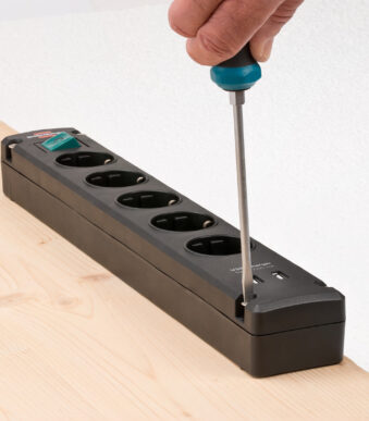 brennenstuhl stekkerdozenlijst Bremounta, 5-voudig, zwart