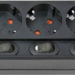 brennenstuhl stopcontactenlijst apart schakelbaar, zwart, 6-voudig