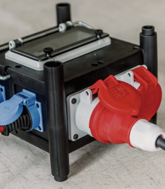 brennenstuhl rubberen stroomverdeler, CEE, IP44, kabel: 2 m