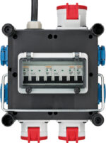 brennenstuhl rubberen stroomverdeler, CEE, IP44, kabel: 2 m