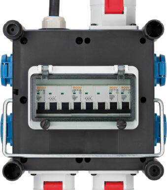 brennenstuhl rubberen stroomverdeler, CEE, IP44, kabel: 2 m