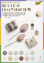 folia designpapierblok 'Hotfoil', DIN A4, 165g/m2, 12 vel