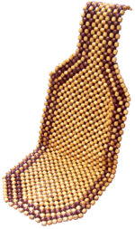 IWH auto-houten-kralen stoelhoes, beige