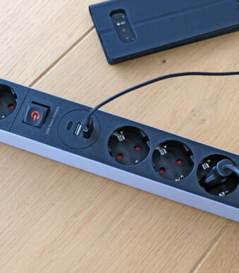 brennenstuhl stopcontactenlijst, 5-voudig, grijs/zwart