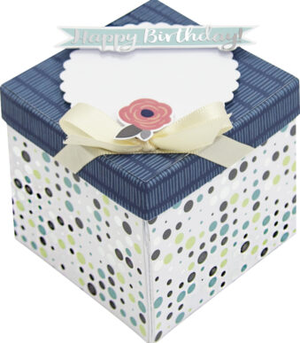 folia uitvouwdoos-knutselset 'Happy Birthday'