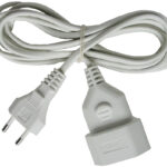 brennenstuhl verlengkabel, eurostekker, wit, 3 m