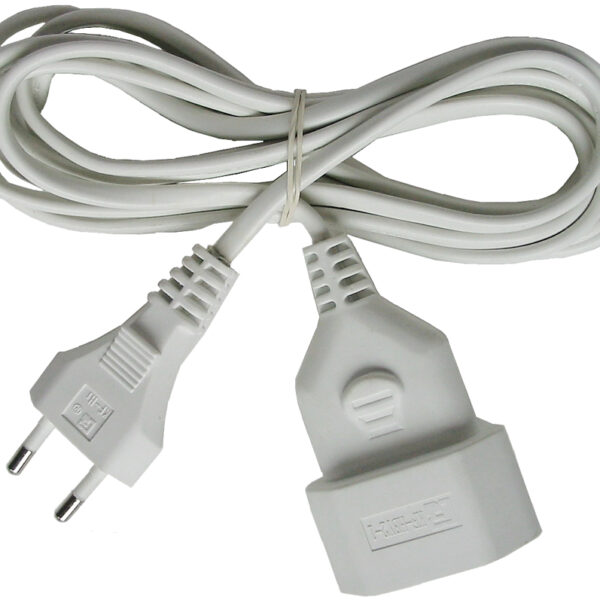 brennenstuhl verlengkabel, eurostekker, wit, 3 m