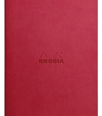 RHODIA notitieschrift RHODIARAMA, DIN A5, gelinieerd, klaproos