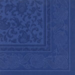 PAPSTAR servetten ´ROYAL Collection Ornaments´, donkerblauw