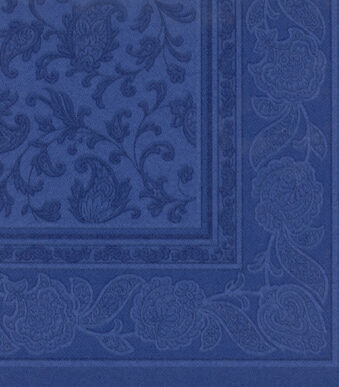 PAPSTAR servetten ´ROYAL Collection Ornaments´, donkerblauw