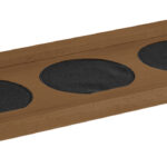 APS buffetplank voor karaffen, donker eiken