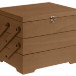 APS Buffetbox SEWING BASKET, donker eiken