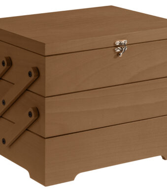 APS Buffetbox SEWING BASKET, donker eiken