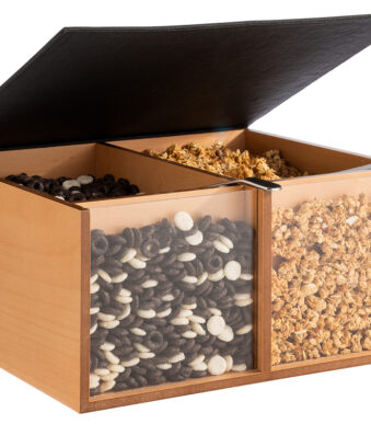 APS Buffetbox TOAST BOX, 360 x 335 x 175 mm, naturel eiken