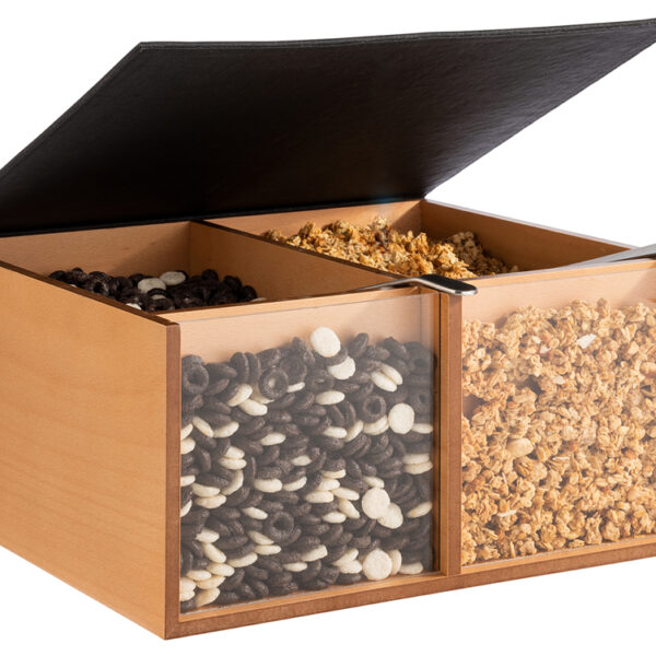 APS Buffetbox TOAST BOX, 360 x 335 x 175 mm, naturel eiken