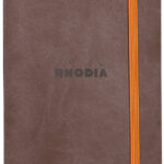 RHODIA notitieboek RHODIARAMA, DIN A6, gelinieerd, chocolade