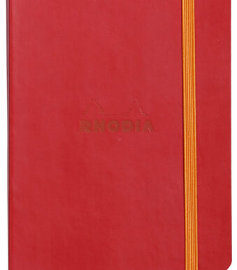 RHODIA notitieboek RHODIARAMA, DIN A6, gelinieerd, klaproos