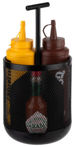 APS bestekbak DART, van metaal, zwart