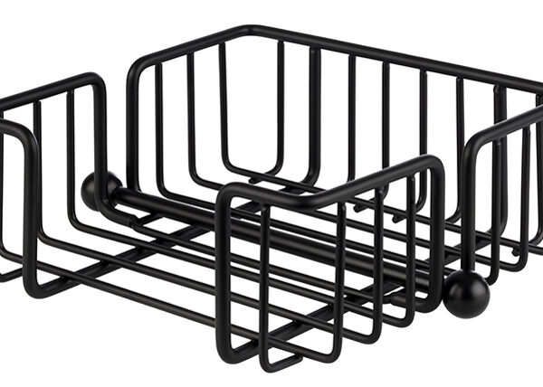 APS servettenhouder URBAN, metaal, zwart