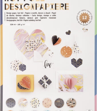 folia designpapierblok 'Hotfoil III', DIN A4, 165 g/m2