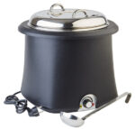 APS elektrische soepketel, diameter: 380 mm, zwart