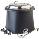 APS elektrische soepketel, diameter: 380 mm, zwart