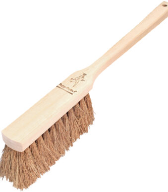 Peggy Perfect handveger met lange steel, van naturel hout, lengte: 420 mm