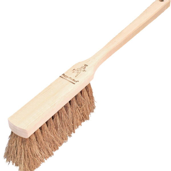 Peggy Perfect handveger met lange steel, van naturel hout, lengte: 420 mm