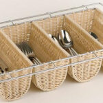 APS bestekbak BUFFET GN 1/1, 4 vakken, lichtbeige