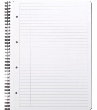 RHODIA collegeblok GREENBOOK, DIN A4+, gelinieerd, zwart