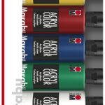 Marabu acrylverf-set 'BASIC', 6 x 80ml