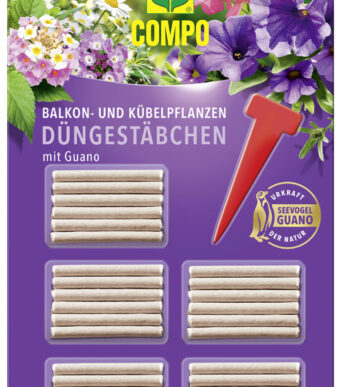 COMPO balkon- en potplanten voedingsstaafjes met guano