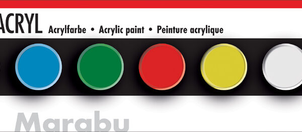 Marabu acrylverf-set 'BASIC', 6 x 3,5 ml