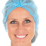 HYGONORM PP-clip-on haarnetje Eco, diameter: 500 mm, blauw