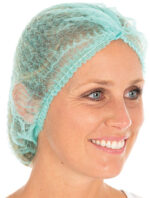 HYGONORM PP-clip-on haarnetje Eco, diameter: 500 mm, groen