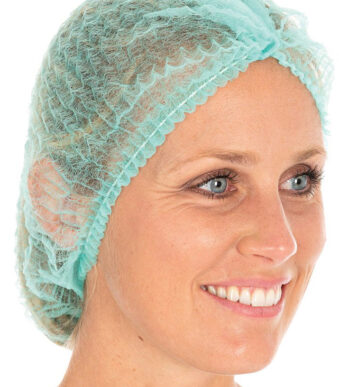 HYGONORM PP-clip-on haarnetje Eco, diameter: 500 mm, groen