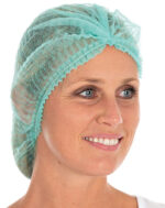 HYGONORM PP-clip-on haarnetje Light, diameter: 500 mm, groen